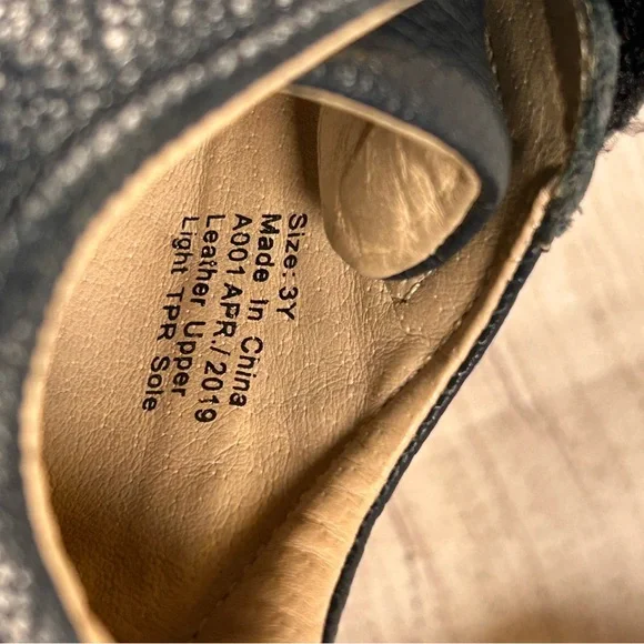 Navy Kids Shoes - Picture 4 of 5